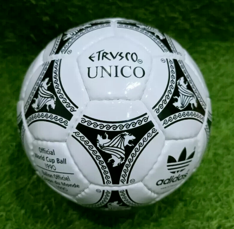 FIFAワールドカップ公式球 エトルスコ・ユニコ 1990 Molten◇サッカーボール⁄adidas⁄FIFAワールドカップ1990⁄エトルスコ